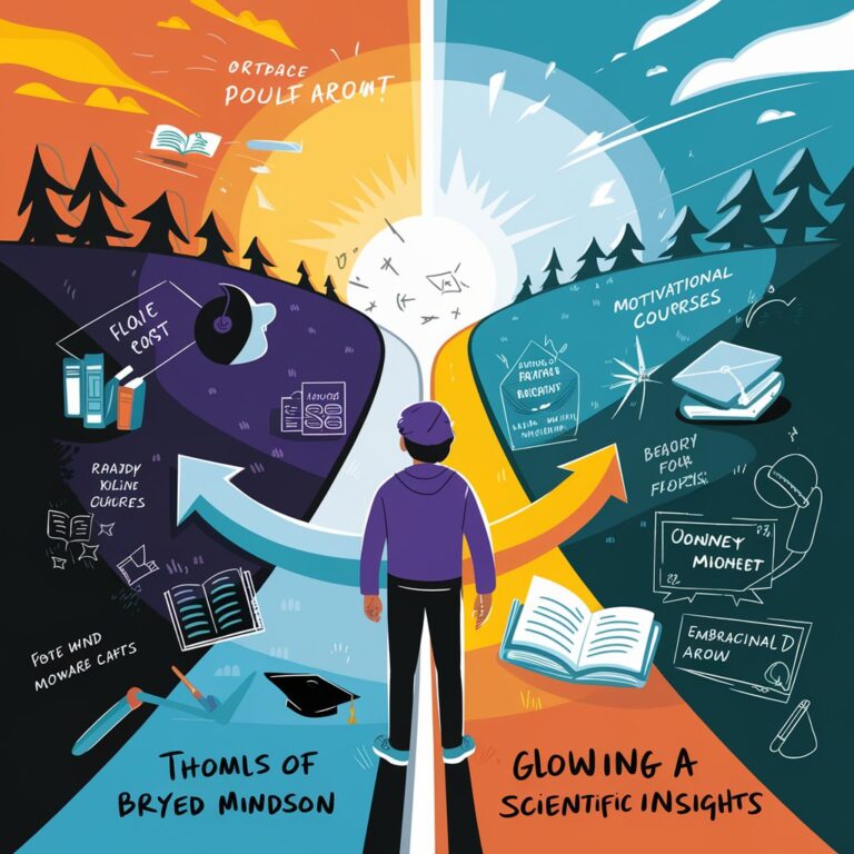 A person taking an online course to develop a growth mindset and achieve success